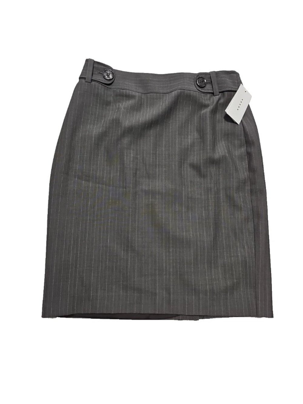 FINAL MARKDOWN The Limited Pinstripe Skirt Size 6 Gray
